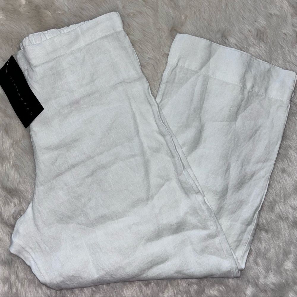 Bryn Walker Anka Light White Linen Pants XXS NWT - Picture 8 of 10